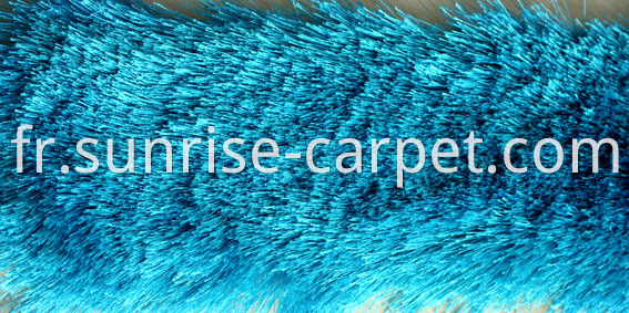 Polyester Silk Shaggy Plain Color